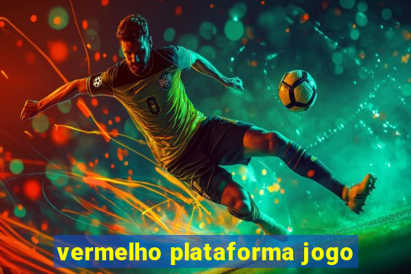 vermelho plataforma jogo